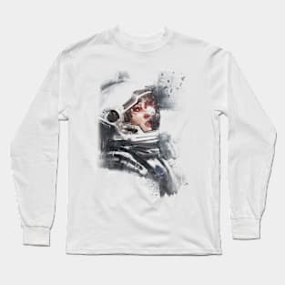 Astronaut Woman Long Sleeve T-Shirt